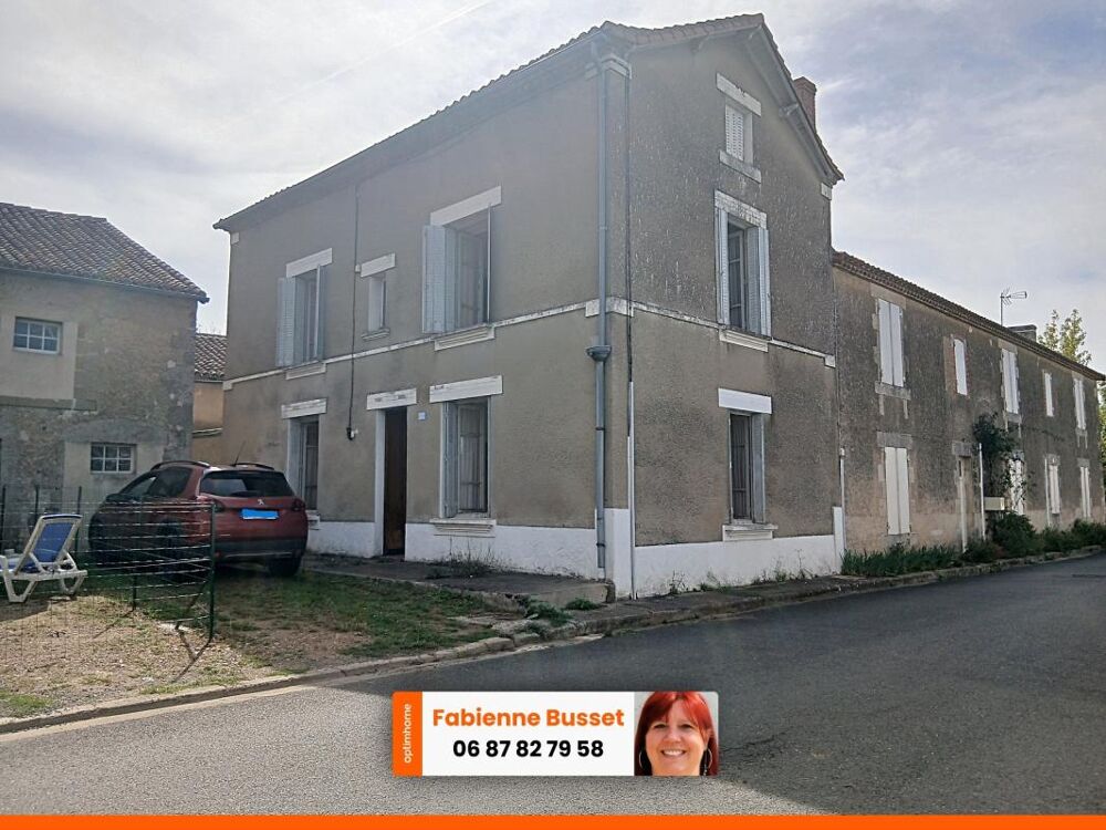 A Vendre sur MILLAC (86150) - Maison de 85 m² habitables + combles aménageables - Comprenant 5 pièces
