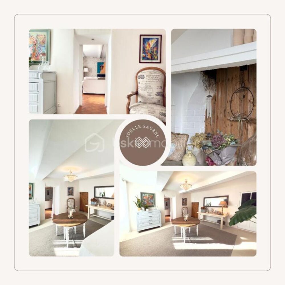 245 m² dAuthenticité Maison de ville rénovée avec cachet Terrain paysagé de 553 m², piscine & Toit terrasse vue Ventoux