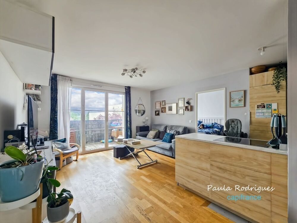 Appartement T4 à vendre, 4 pièces, 1 balcon, 1 parking en sous-sol, 1 cave, accès PMR - PLAISIR (78370)