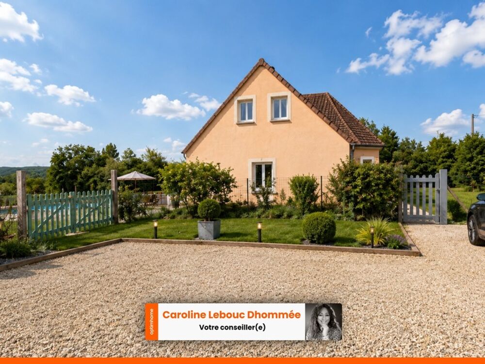 Maison contemporaine avec piscine chauffée et 1,8 hectare clos
