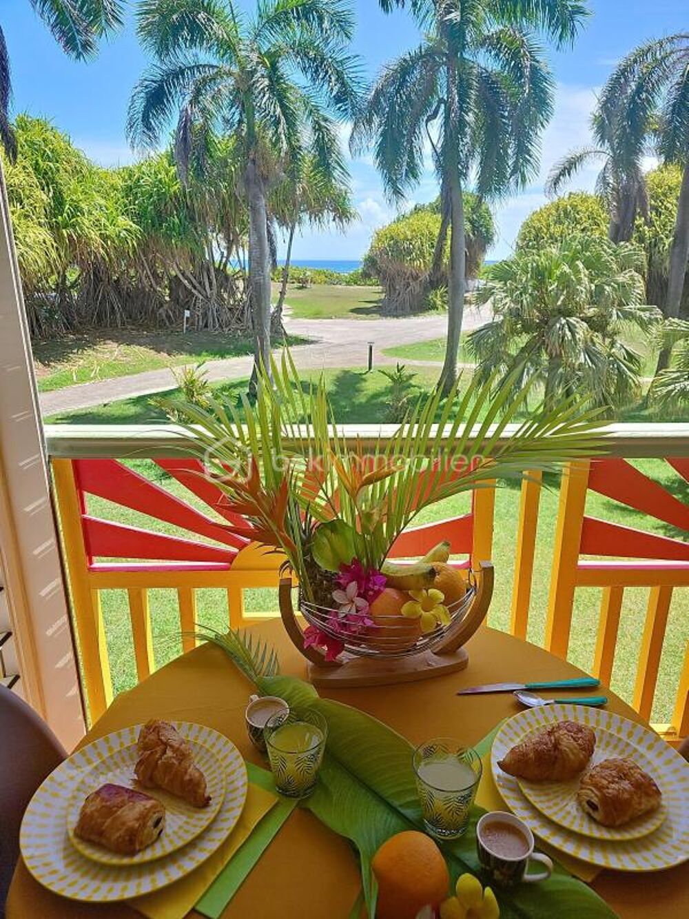 Splendide studio vue mer Anse des Rochers