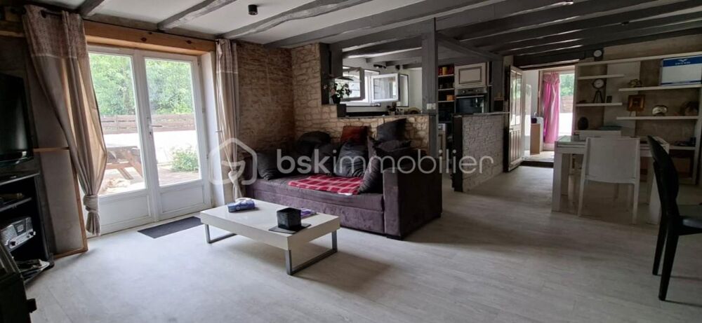 Maison 2 chambres, avec jardin, grand garage  Idéale 1er achat, artisan