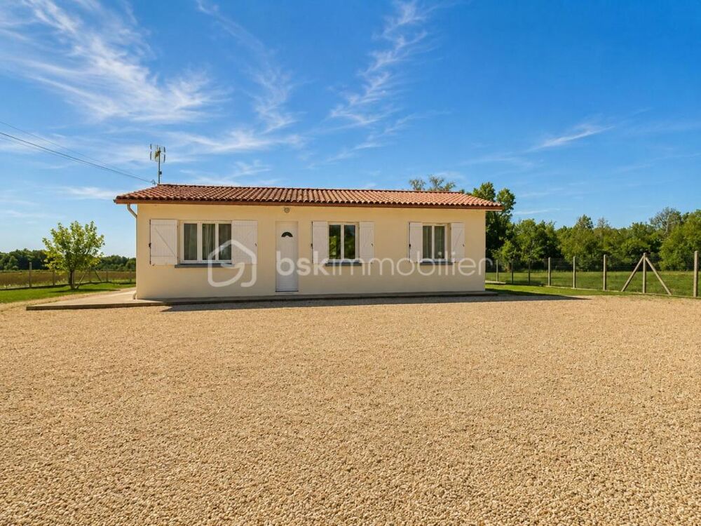 Vente Maison Maison de plain-pied – 100 m² – 3 chambres – Calme & grands espaces Coutras