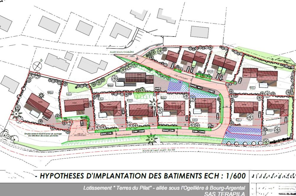 Vente Terrain Bourg Argental 42220 parcelles de terrain constructible Bourg argental