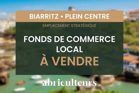 FONDS DE COMMERCE - LOCAL - PLEIN CENTRE DE BIARRITZ - 100 m2 445000 64200 Biarritz