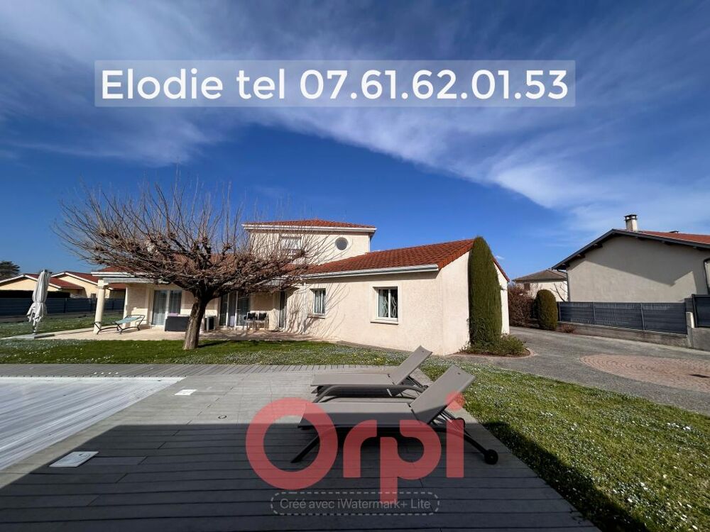 Vente Villa Maison 4 ch avec piscine sur 1500 m2 Beaurepaire