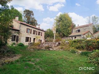 Vente Maison Ferme en pierre du 19 ème siècle Chastanier 283 m2 habitables Chastanier