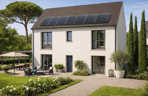   MAISON INDIVIDUELLE 90,24 m� � D'HUISON LONGUEVILLE Maison - 4 pi�ce(s) - 90 m�