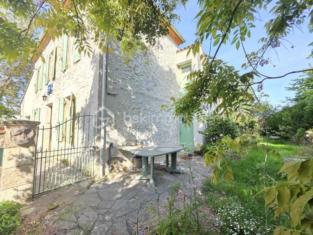 ROQUEFORT-MAISON EN PIERRE A RENOVER 110 m² - JARDIN- COMMODITES A PIED