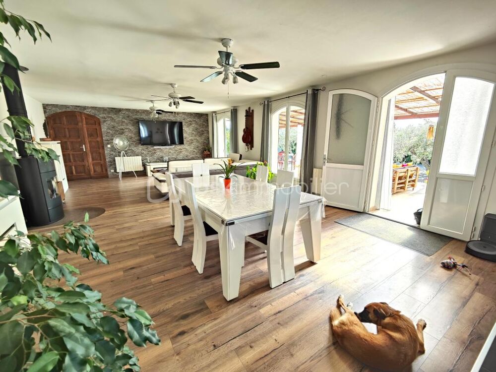 Vente Villa ARGELIERS – VILLA de PLAIN-PIED 163m² – 4 FACES –  GRANDE PIÈCE DE VIE – 4 GRANDES CHAMBRES – ATELIER INDÉPENDANT – TRÈS GRAND G Argeliers