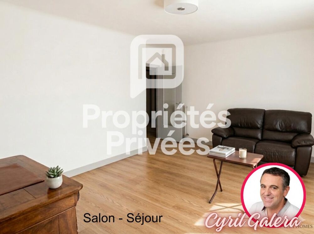 Narbonne (gare, les halles) lumineux appartement 3 pièces de 60 m2
