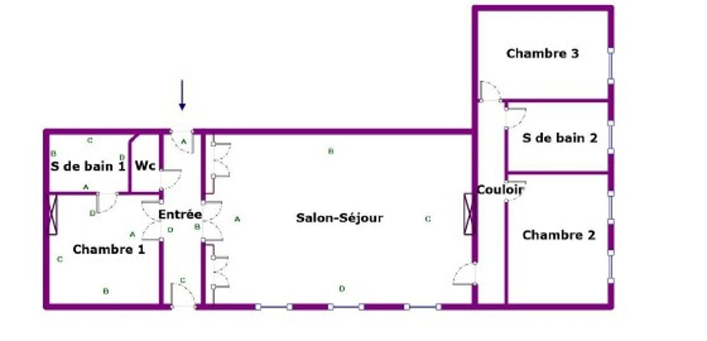 Location Appartement Appartement T4 avec grand jardin à Lille Lille
