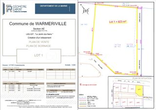  Terrain � vendre 823 m�