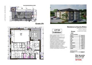  Appartement  vendre 4 pices 86 m