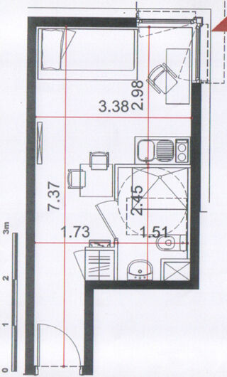  Appartement � vendre 1 pi�ce 20 m�