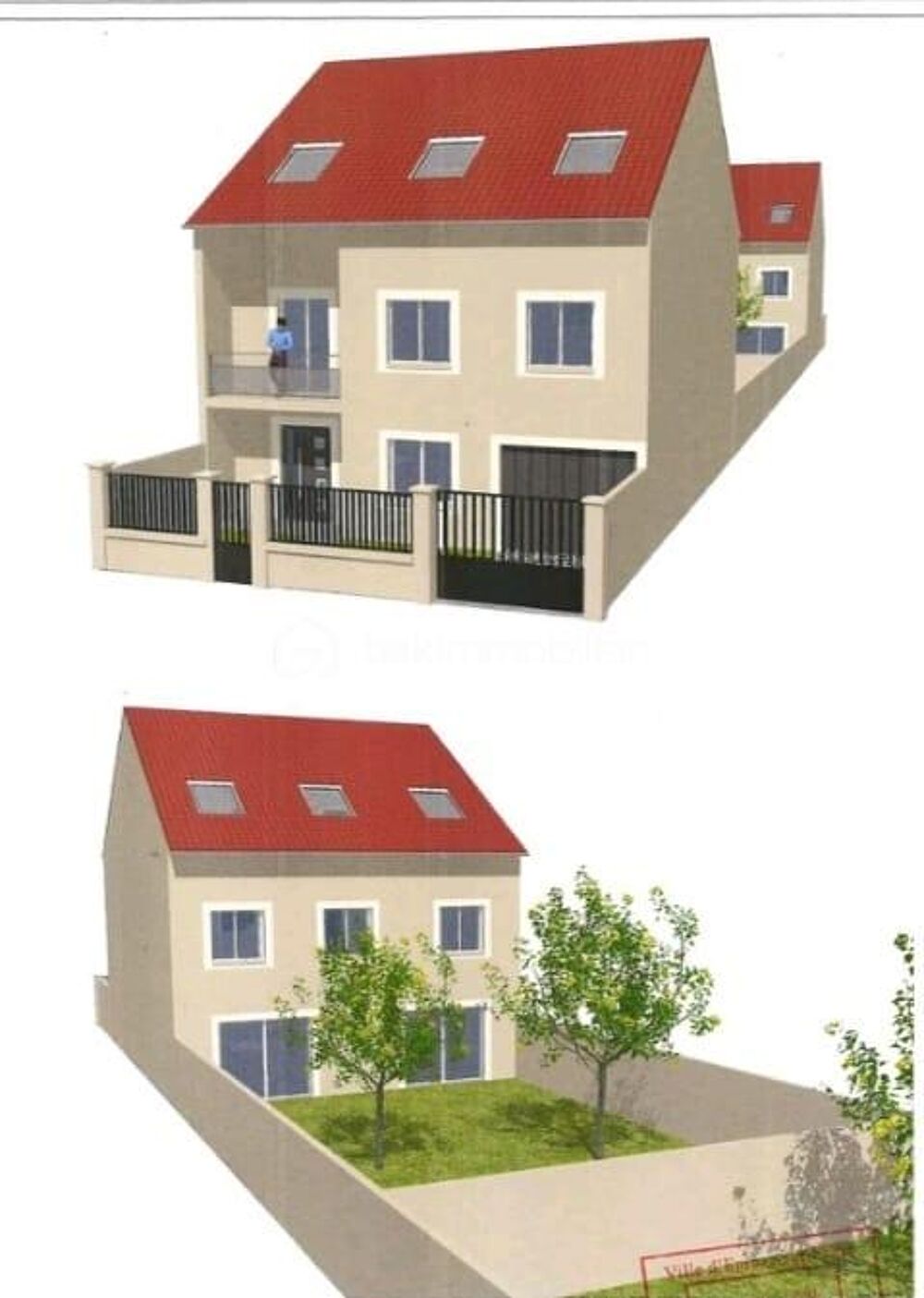 Vente Terrain EPINAY-SUR-SEINE - Terrain viabilisé avec Permis de Construire accordé - Projet clé en main - Accès T8 & N14 Epinay sur seine