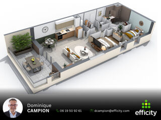  Appartement � vendre 3 pi�ces 67 m�