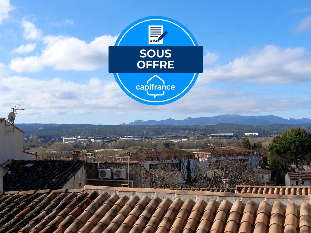 Maison de village moderne à personnaliser avec superbe terrasse rooftope 3 pièces, double garage, ROUSSET (13), sainte-victoire