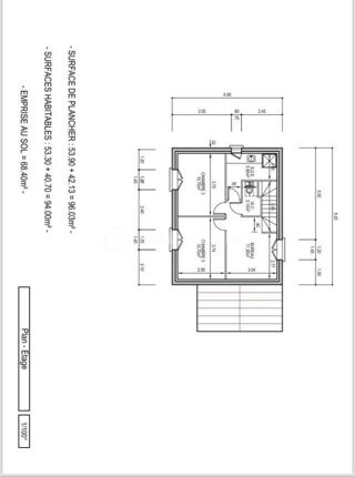  Maison � vendre 5 pi�ces 94 m�