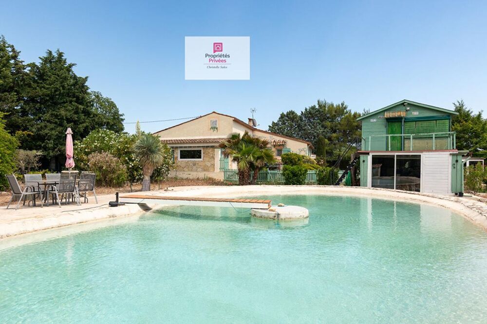 Vente Maison propriété de 7 pièces avec un chalet de 42 M2 avec piscine-lagon sur Tourrettes Tourrettes