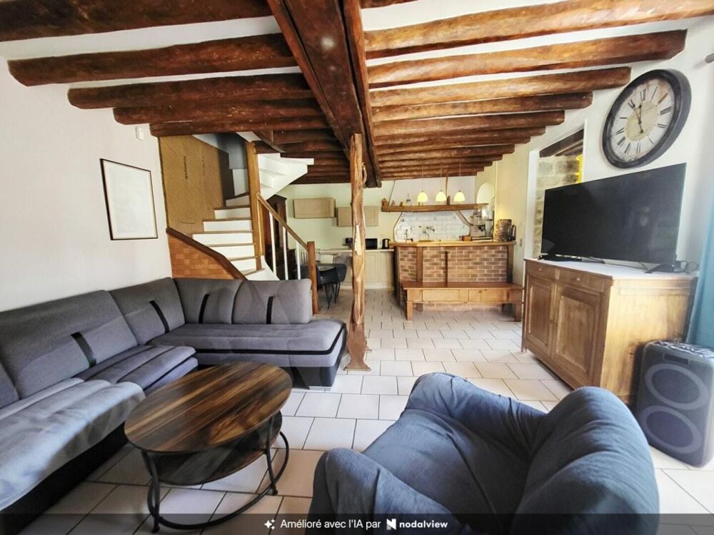 Maison en pierre 3 chambres, cour, garage