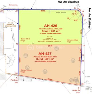  Terrain à vendre 461 m²