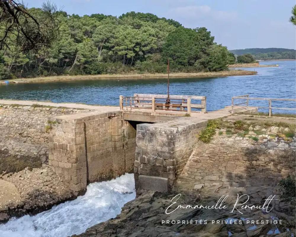 Baden, Locmiquel · Vue sur l'étang de Toulvern · Maison de caractère dans un environnement naturel préservé