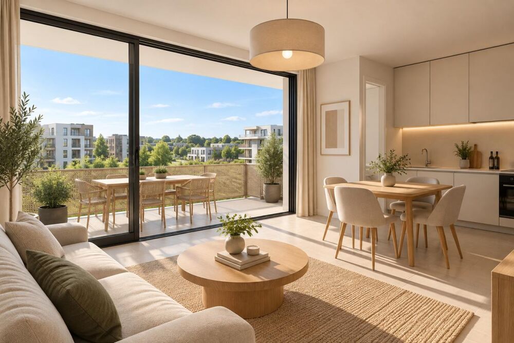 Vente Appartement DERNIER ÉTAGE – T2 – GRAND BALCON – GRAND SÉJOUR - PARKING Begles