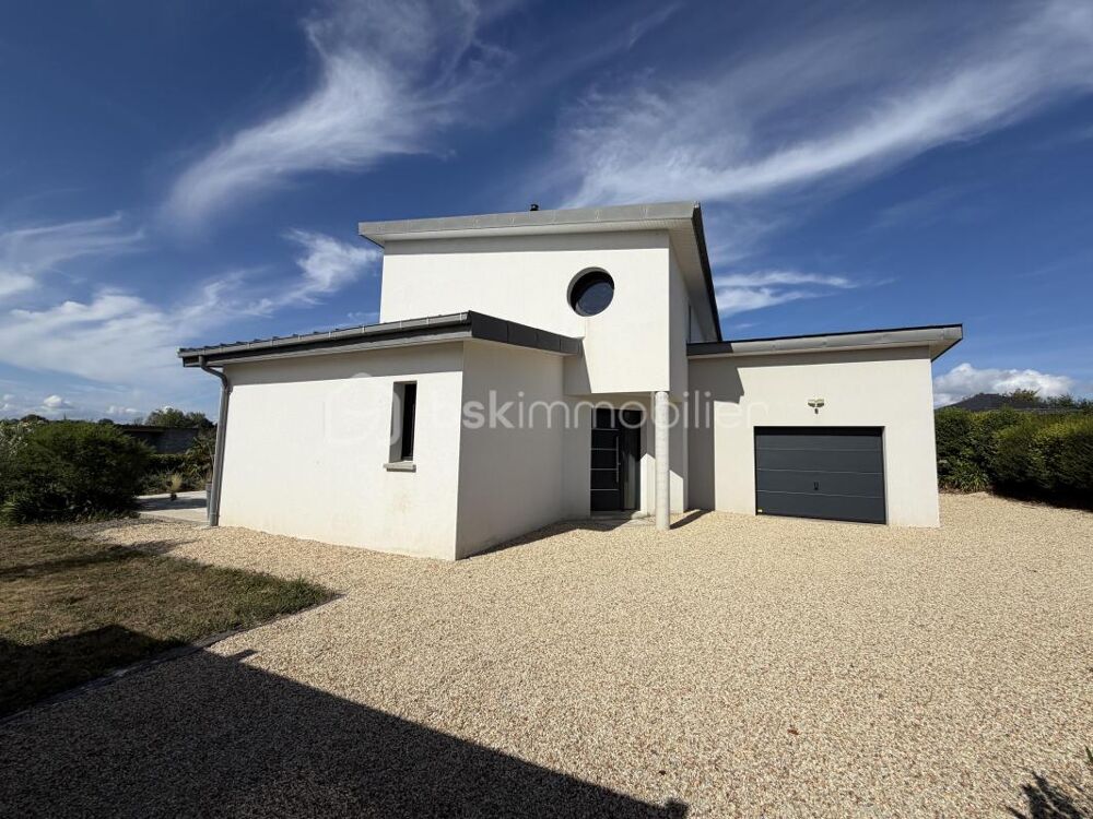 Charmante maison contemporaine avec 4 chambres, garage et jardin