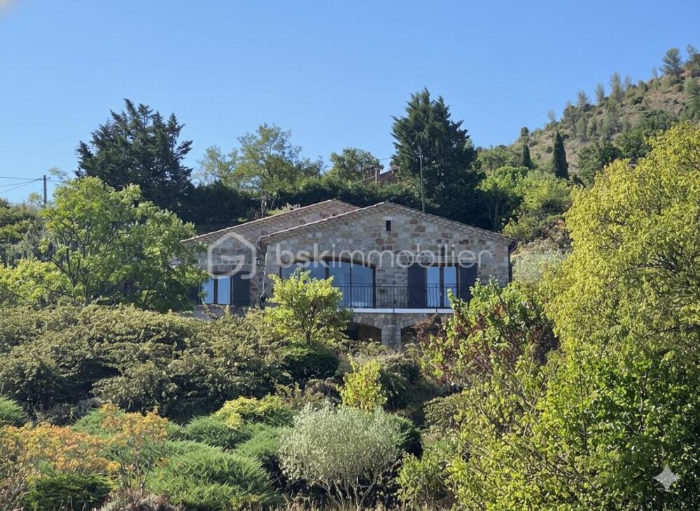 Vente Maison SUD ARDÈCHE - LES VANS : MAISON TRADITIONNELLE AVEC VUE PANORAMIQUE ET DOUBLE LOGEMENT Les vans