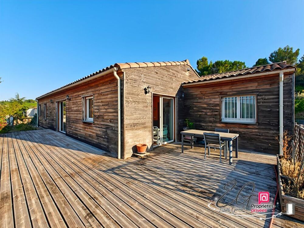 Maison ossature bois de plain-pied - Accessible PMR -118 m² --Terrain 1 500 m² - DPE B