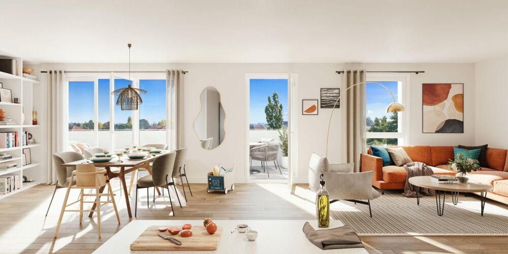 Appartement 3 Pièces avec Terrasse et Parking Meaux (77100)