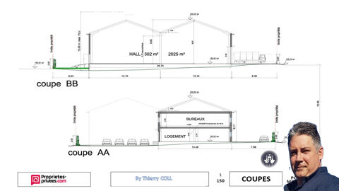   MURS COMMERCIAUX ou INDUSTRIEL ENTREPOT - CHAVANOZ - 578 m2 