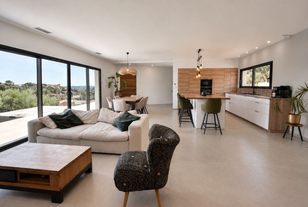 Vente Maison Villa contemporaine 196 m² – Vue exceptionnelle, piscine et 5 chambres à Neffiès Neffies