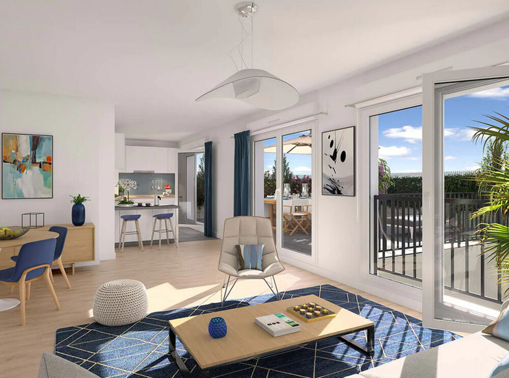 appartement à vendre 3 pièces avec balcon à PONTOISE (95)