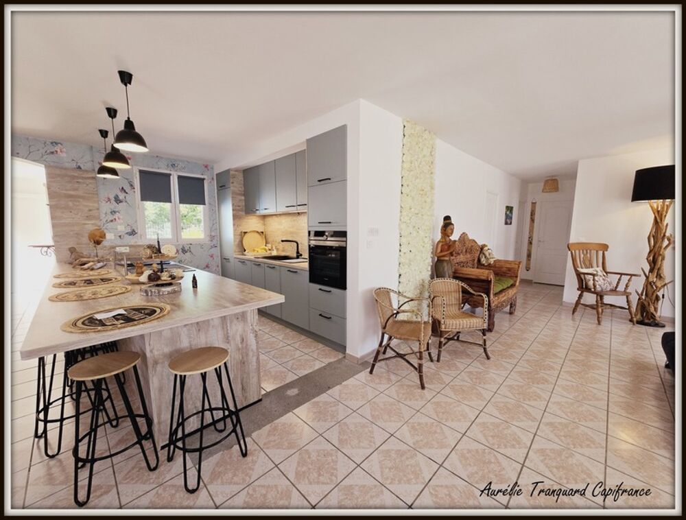 Maison à vendre 5 pièces LES EGLISES D'ARGENTEUIL (17) 154m² - terrain 700m²- 2 chambres + 1 suite parentale