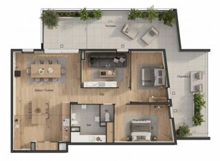  Appartement  vendre 4 pices 82 m