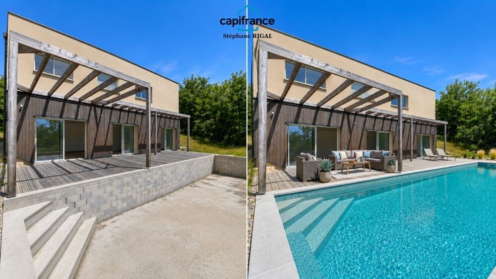 Maison à vendre 5 pièces PUY L'EVEQUE (46) Maison de 120m2 sur terrain de 4218m2