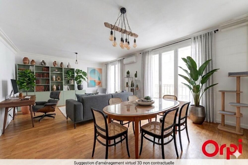 Vente Appartement Villeurbanne Gratte-Ciel – Spacieux T4 avec Balcon et DPE C Villeurbanne