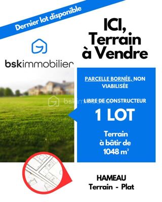 Terrain  vendre 1048 m