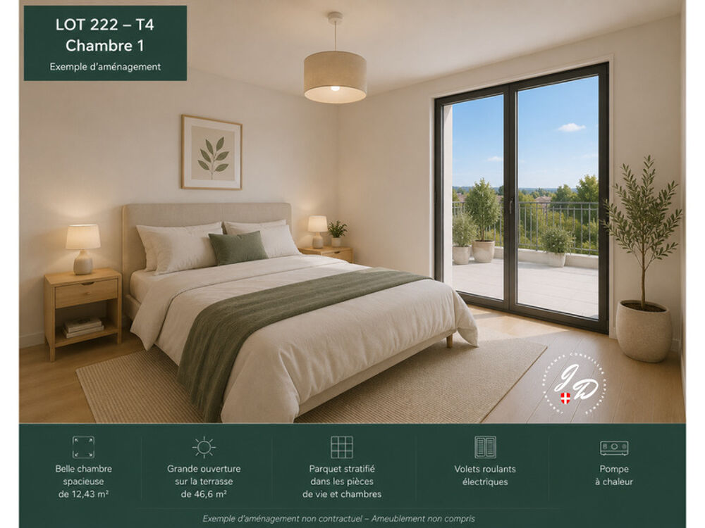 Vente Appartement ENTRELACS (ALBENS) – T4 NEUF AVEC TERRASSE DE 46 M², GARAGE ET PARKING Albens
