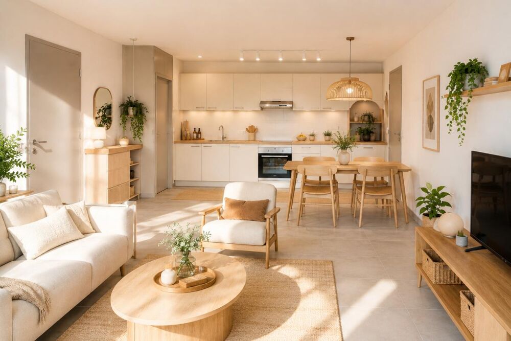 Vente Appartement **T3 Dernier Etage avec Balcon et places de parking Toulenne