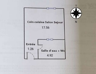  Appartement � vendre 1 pi�ce 24 m�