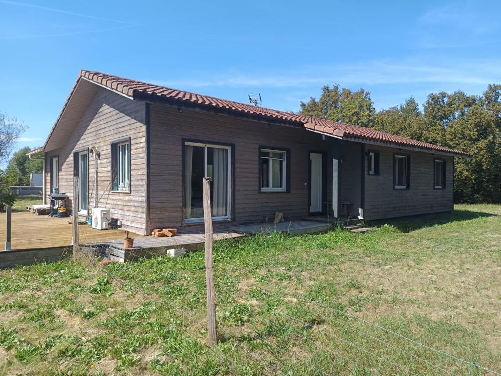 Vente Maison Maison Individuelle à Ossature Bois (2011) – 6 Pièces – Proche Aire-sur-l'Adour Lannux