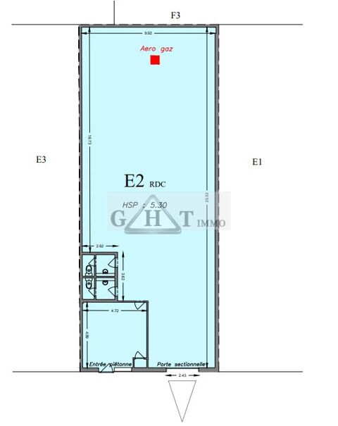 A LOUER ENTREPOT DE 260 M² A IVRY-SUR-SEINE 5277 94200 Ivry sur seine