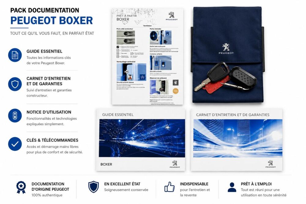 Boxer 1&deg; Main / 2L HDI 130cv Double cabine Plateau 7 places ** 9 6 2019 occasion 60430 Abbecourt