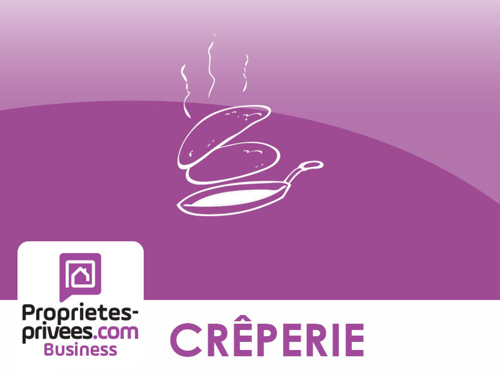   EXCLUSIVITE -  Bar crêperie restauration 70 couverts avec terrasse et logement 