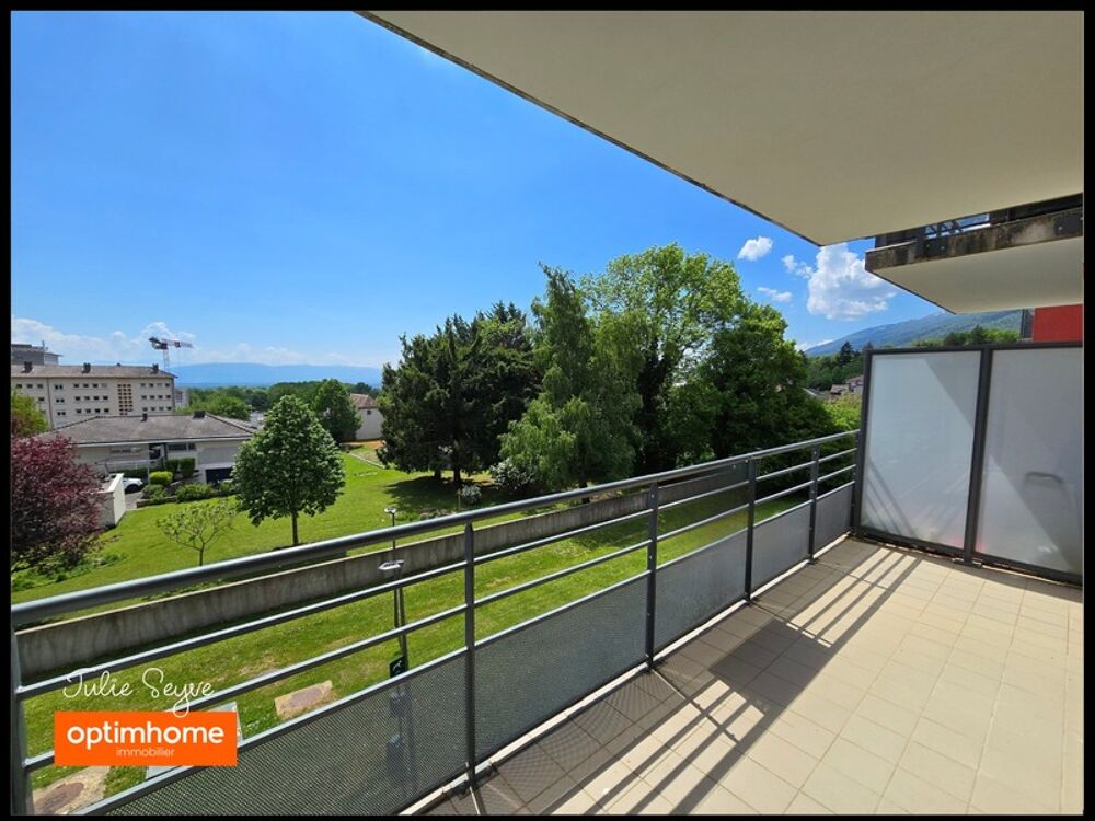 T3 Gex traversant avec magnifique terrasse et vue Mont Blanc  2 places de parking