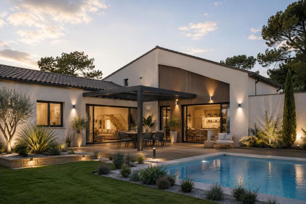 Vente Maison Superbe villa T4 de 110 m² avec piscine, garage et jardin ! Artigues pres bordeaux