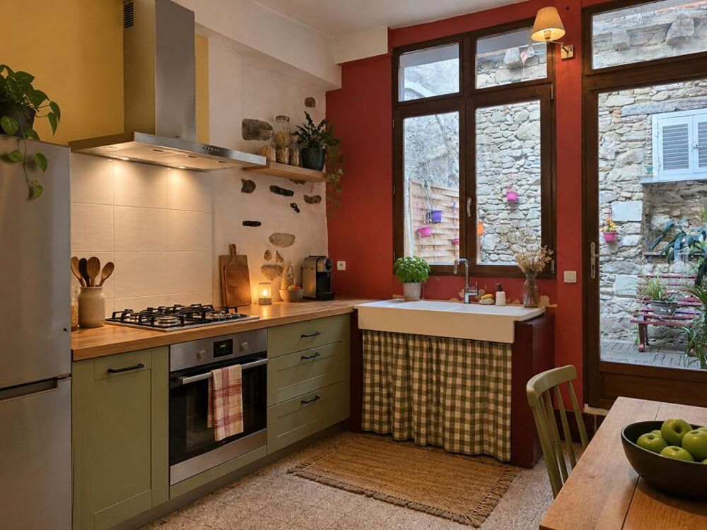 81540- SOREZE- Maison de caractère du XVIe s- 110 m². Cour intérieure. Loggia